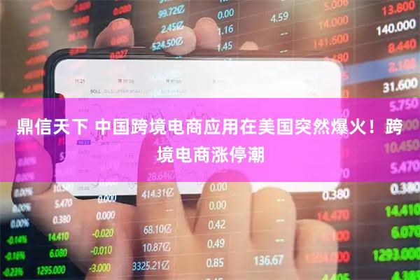 鼎信天下 中国跨境电商应用在美国突然爆火！跨境电商涨停潮