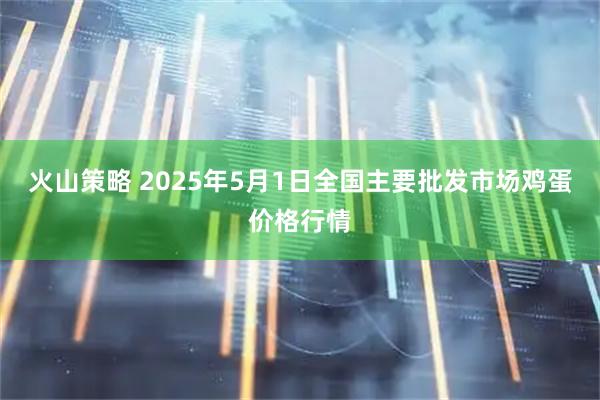 火山策略 2025年5月1日全国主要批发市场鸡蛋价格行情
