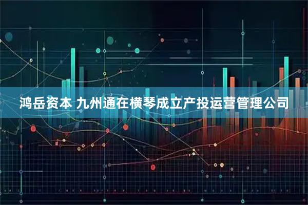 鸿岳资本 九州通在横琴成立产投运营管理公司