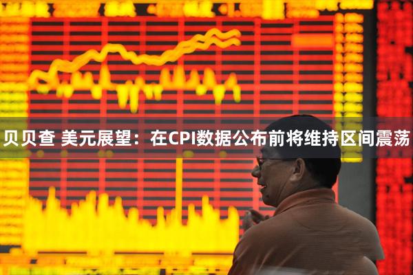 贝贝查 美元展望：在CPI数据公布前将维持区间震荡